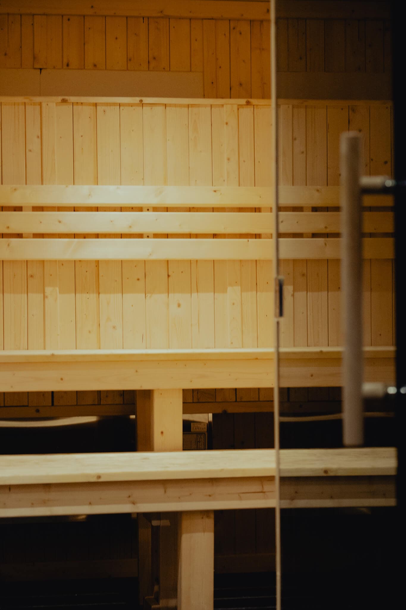 Private sauna space at Peak Recover, Peak District
